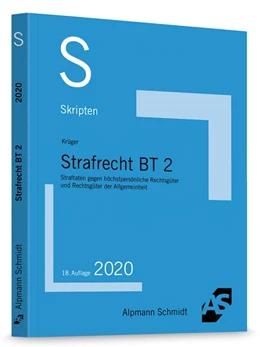 Abbildung von Krüger | Skript Strafrecht BT 2 | 18. Auflage | 2020 | beck-shop.de