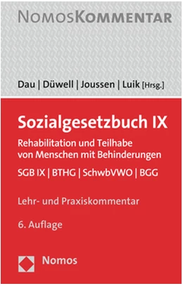 Abbildung von Dau / Düwell | Sozialgesetzbuch IX | 6. Auflage | 2022 | beck-shop.de