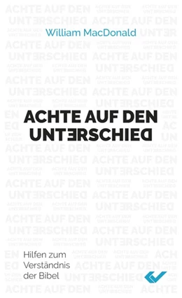 Abbildung von Macdonald | Achte auf den Unterschie | 1. Auflage | 2020 | beck-shop.de