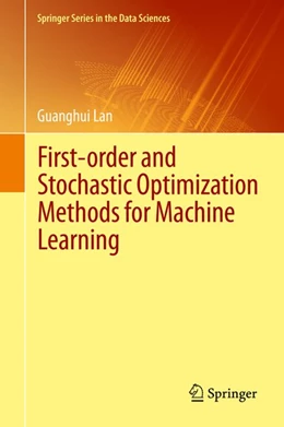 Abbildung von Lan | First-order and Stochastic Optimization Methods for Machine Learning | 1. Auflage | 2020 | beck-shop.de