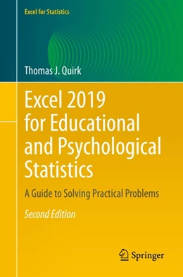 Abbildung von Quirk | Excel 2019 for Educational and Psychological Statistics | 2. Auflage | 2020 | beck-shop.de
