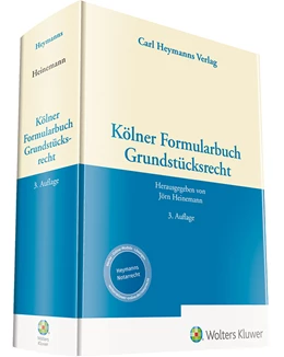Abbildung von Heinemann | Kölner Formularbuch Grundstücksrecht | 3. Auflage | 2020 | beck-shop.de