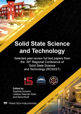 Abbildung von Suhaimi / Ozair | Solid State Science and Technology XXX | 1. Auflage | 2020 | beck-shop.de