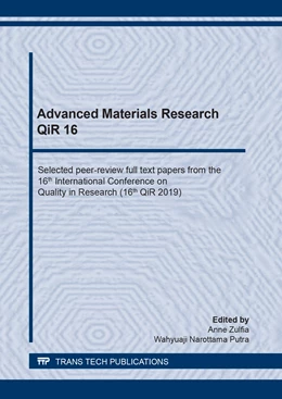 Abbildung von Syahrial / Putra | Advanced Materials Research QiR 16 | 1. Auflage | 2020 | beck-shop.de