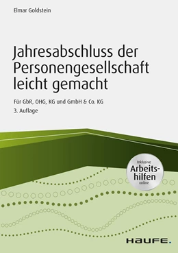 Abbildung von Goldstein | Jahresabschluss der Personengesellschaft leicht gemacht - inkl. Arbeitshilfen online | 3. Auflage | 2020 | beck-shop.de