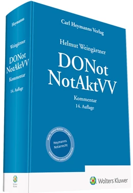 Abbildung von Weingärtner | DONot / NotAktVV - Kommentar | 14. Auflage | 2022 | beck-shop.de