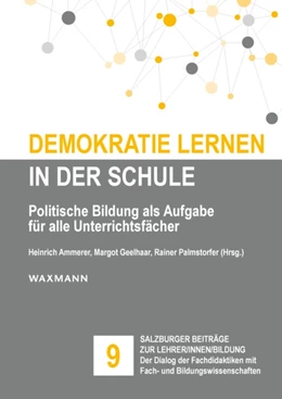 Abbildung von Ammerer / Geelhaar | Demokratie lernen in der Schule | 1. Auflage | 2020 | beck-shop.de