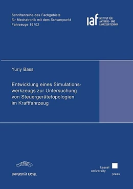 Abbildung von Bass | Entwicklung eines Simulationswerkzeugs zur Untersuchung von Steuergerätetopologien im Kraftfahrzeug | 1. Auflage | 2020 | beck-shop.de