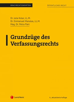 Abbildung von Manolas / Kolar | Grundzüge des Verfassungsrechts (Skriptum) | 6. Auflage | 2020 | beck-shop.de
