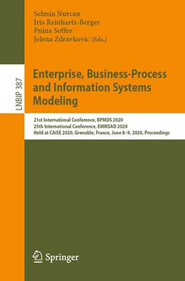 Abbildung von Nurcan / Reinhartz-Berger | Enterprise, Business-Process and Information Systems Modeling | 1. Auflage | 2020 | beck-shop.de