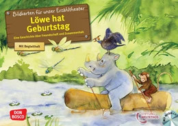 Abbildung von Kuntu / Stiftung Weltethos | Löwe hat Geburtstag. Kamishibai Bildkartenset. | 1. Auflage | 2020 | beck-shop.de
