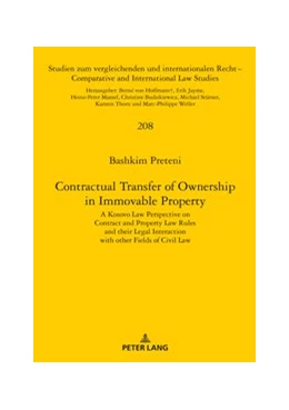 Abbildung von Preteni | Contractual Transfer of Ownership in Immovable Property | 1. Auflage | 2020 | 208 | beck-shop.de