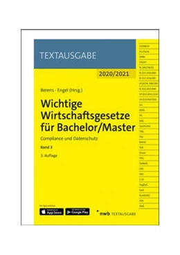 Abbildung von Berens / Engel | Wichtige Wirtschaftsgesetze für Bachelor/Master 3 | 3. Auflage | 2021 | beck-shop.de