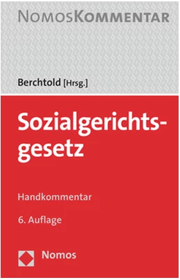Abbildung von Berchtold (Hrsg.) | Sozialgerichtsgesetz | 6. Auflage | 2020 | beck-shop.de