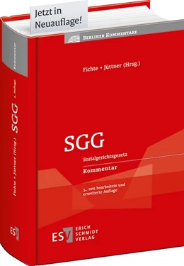 Abbildung von Fichte / Jüttner (Hrsg.) | SGG | 3. Auflage | 2020 | beck-shop.de