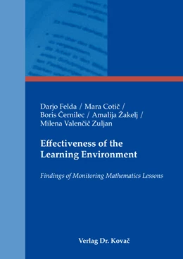 Abbildung von Felda / Cotic | Effectiveness of the Learning Environment | 1. Auflage | 2020 | 90 | beck-shop.de