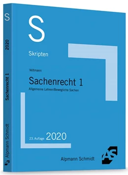 Abbildung von Veltmann | Skript Sachenrecht 1 | 23. Auflage | 2020 | beck-shop.de