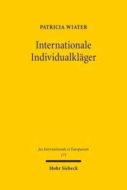 Abbildung von Wiater | Internationale Individualkläger | 1. Auflage | 2020 | 171 | beck-shop.de