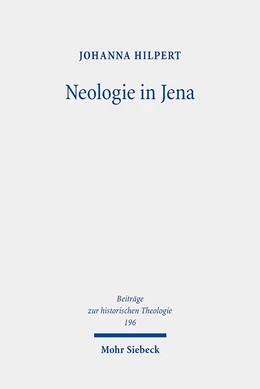 Abbildung von Hilpert | Neologie in Jena | 1. Auflage | 2020 | beck-shop.de