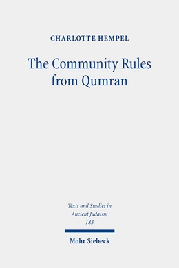 Abbildung von Hempel | The Community Rules from Qumran | 1. Auflage | 2020 | 183 | beck-shop.de