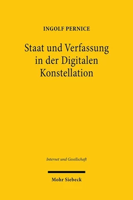 Abbildung von Pernice | Staat und Verfassung in der Digitalen Konstellation | 1. Auflage | 2020 | 18 | beck-shop.de