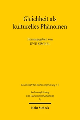 Abbildung von Kischel | Gleichheit als kulturelles Phänomen | 1. Auflage | 2020 | 71 | beck-shop.de