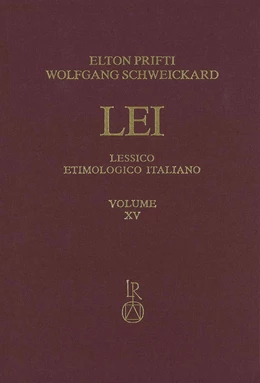 Abbildung von Prifti / Schweickard | Lessico Etimologico Italiano. Band 15 (XV) | 1. Auflage | 2020 | 15 | beck-shop.de