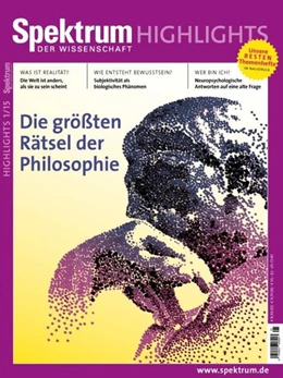 Abbildung von Spektrum Highlights - Die größten Rätsel der Philosophie | 1. Auflage | 2020 | beck-shop.de