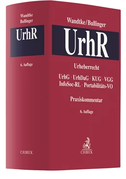 Abbildung von Wandtke / Bullinger | Praxiskommentar Urheberrecht: UrhR | 6. Auflage | 2022 | beck-shop.de