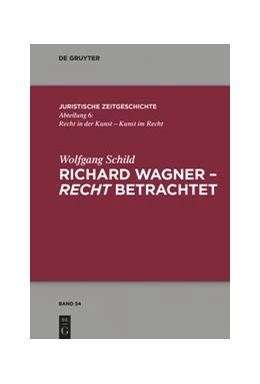 Abbildung von Schild | Richard Wagner - recht betrachtet | 1. Auflage | 2020 | beck-shop.de