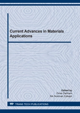 Abbildung von Dahham / Zulkepli | Current Advances in Materials Applications | 1. Auflage | 2020 | beck-shop.de