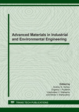 Abbildung von Syrkov / Pryakhin | Advanced Materials in Industrial and Environmental Engineering | 1. Auflage | 2020 | beck-shop.de