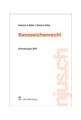 Abbildung von Müller / Züllig | Kennzeichenrecht | 1. Auflage | 2020 | beck-shop.de