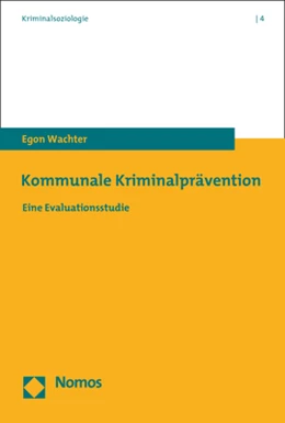 Abbildung von Wachter | Kommunale Kriminalprävention | 1. Auflage | 2020 | 4 | beck-shop.de