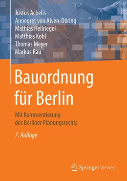 Abbildung von Meyer / Achelis | Bauordnung für Berlin | 7. Auflage | 2021 | beck-shop.de