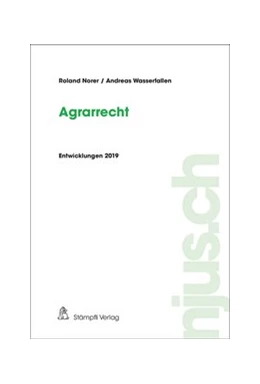 Abbildung von Norer / Wasserfallen | Agrarrecht, Entwicklungen 2019 | 1. Auflage | 2020 | 2019 | beck-shop.de