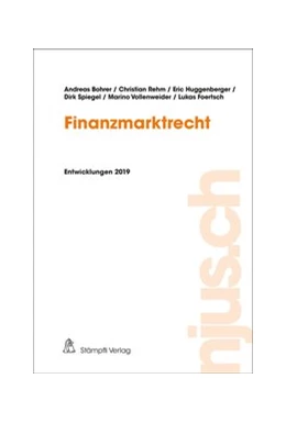 Abbildung von Bohrer / Rehm | Finanzmarktrecht, Entwicklungen 2019 | 1. Auflage | 2020 | 2019 | beck-shop.de
