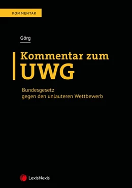 Abbildung von Görg | UWG Kommentar | 1. Auflage | 2020 | beck-shop.de