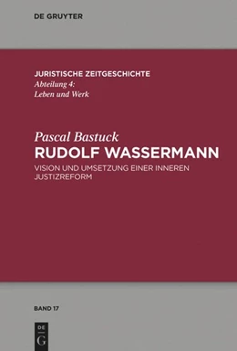 Abbildung von Bastuck | Rudolf Wassermann | 1. Auflage | 2020 | beck-shop.de