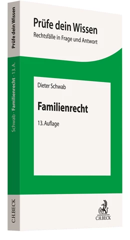 Abbildung von Schwab | Familienrecht | 13. Auflage | 2020 | beck-shop.de