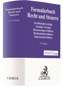 Abbildung von Formularbuch Recht und Steuern | 10. Auflage | 2021 | beck-shop.de