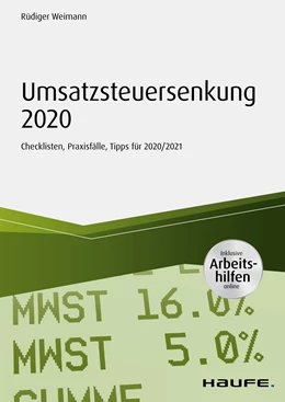 Abbildung von Weimann | Umsatzsteuersenkung 2020 - inkl. Arbeitshilfen online | 1. Auflage | 2020 | beck-shop.de