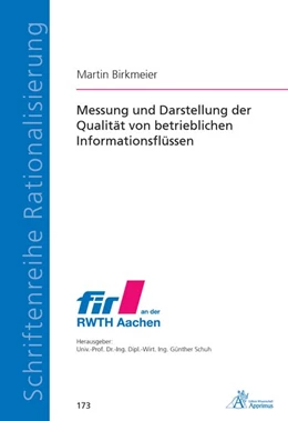 Abbildung von Birkmeier | Messung und Darstellung der Qualität von betrieblichen Informationsflüssen | 1. Auflage | 2020 | beck-shop.de