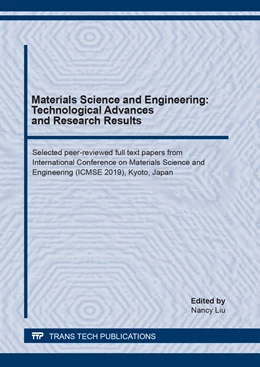 Abbildung von Liu | Materials Science and Engineering: Technological Advances and Research Results | 1. Auflage | 2020 | beck-shop.de