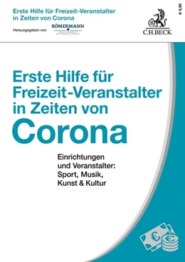Abbildung von Römermann | Erste Hilfe für Freizeit-Veranstalter in Zeiten von Corona | 1. Auflage | 2020 | beck-shop.de