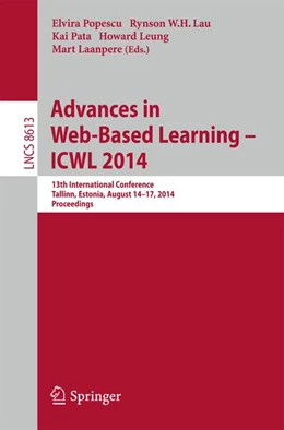Abbildung von Popescu / Lau | Advances in Web-Based Learning -- ICWL 2014 | 1. Auflage | 2014 | beck-shop.de