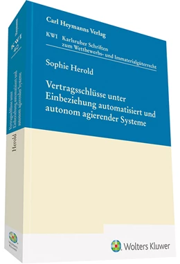 Abbildung von Herold | Vertragsschlüsse unter Einbeziehung automatisiert und autonom agierender Systeme | 1. Auflage | 2020 | beck-shop.de
