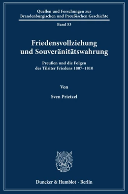 Abbildung von Prietzel | Friedensvollziehung und Souveränitätswahrung | 1. Auflage | 2020 | 53 | beck-shop.de