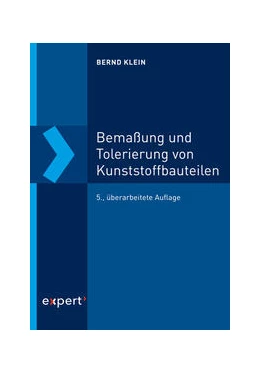 Abbildung von Klein | Bemaßung und Tolerierung von Kunststoffbauteilen | 5. Auflage | 2020 | beck-shop.de