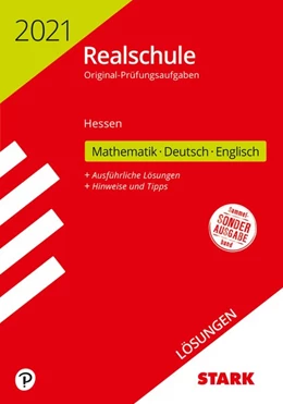 Abbildung von STARK Lösungen zu Original-Prüfungen Realschule 2021 - Mathematik, Deutsch, Englisch - Hessen | 1. Auflage | 2020 | beck-shop.de